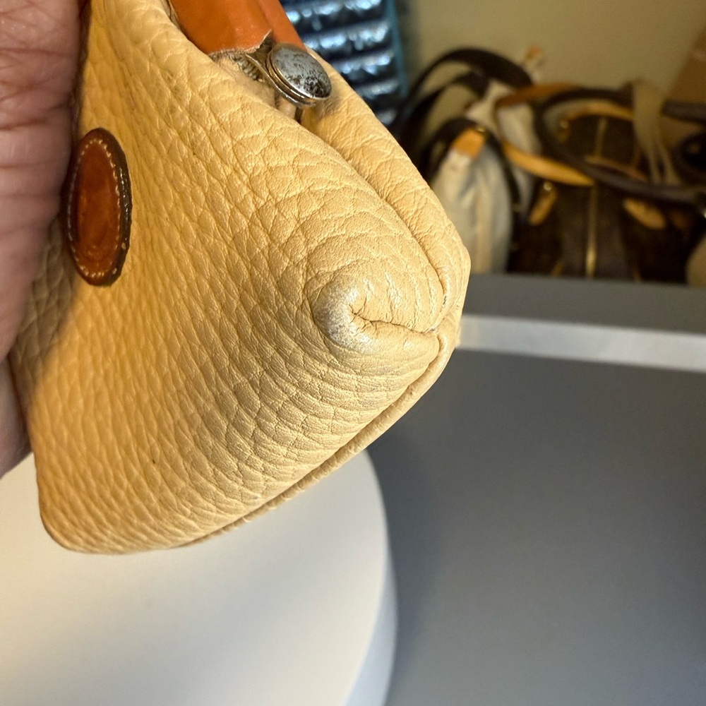 Dooney & Bourke Vintage Kiss Lock Coin Purse Leather - Picture 6 of 11